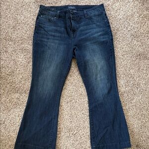 Lucky Brand Dark Indigo Wide Leg Jeans